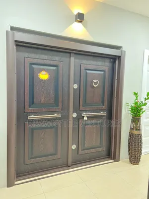 Catchy-Brown Cement Cast Turkish Security Door