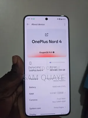 New OnePlus Nord 4 256 GB Gray
