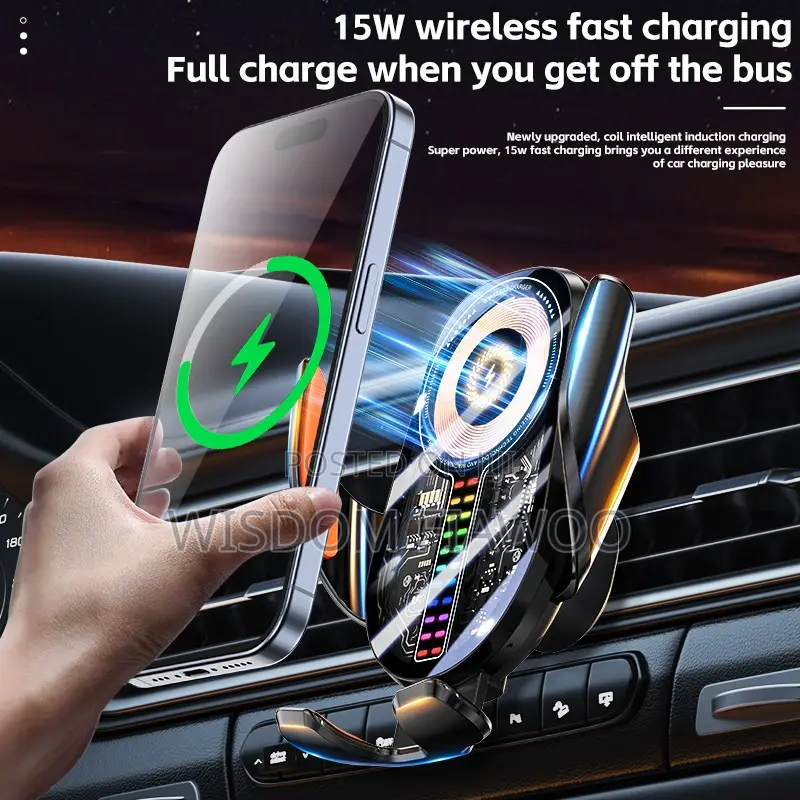 Wireless Charging Car Phone Holder
