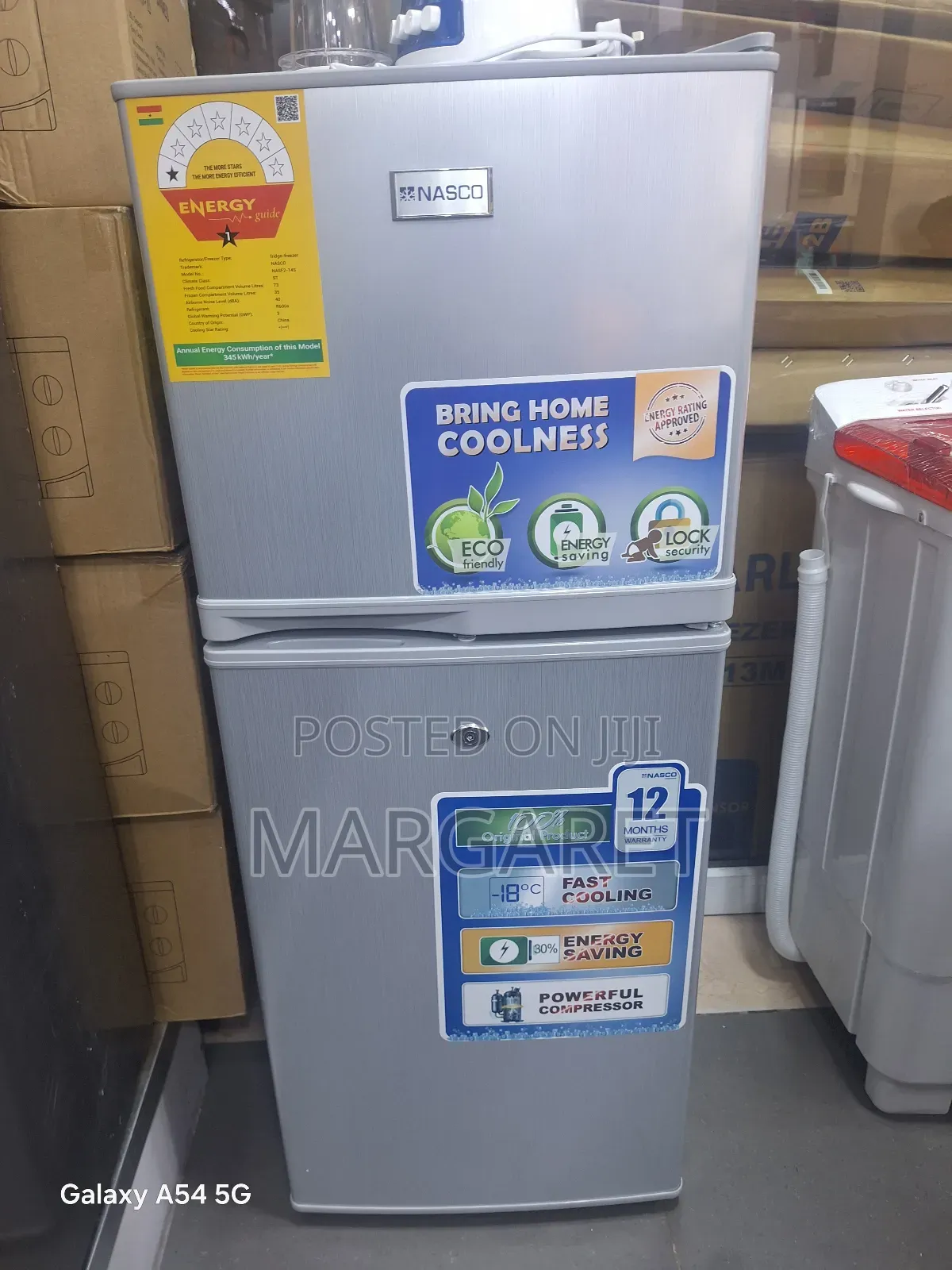 Eco Friendly Double Door Fridge Nasco
