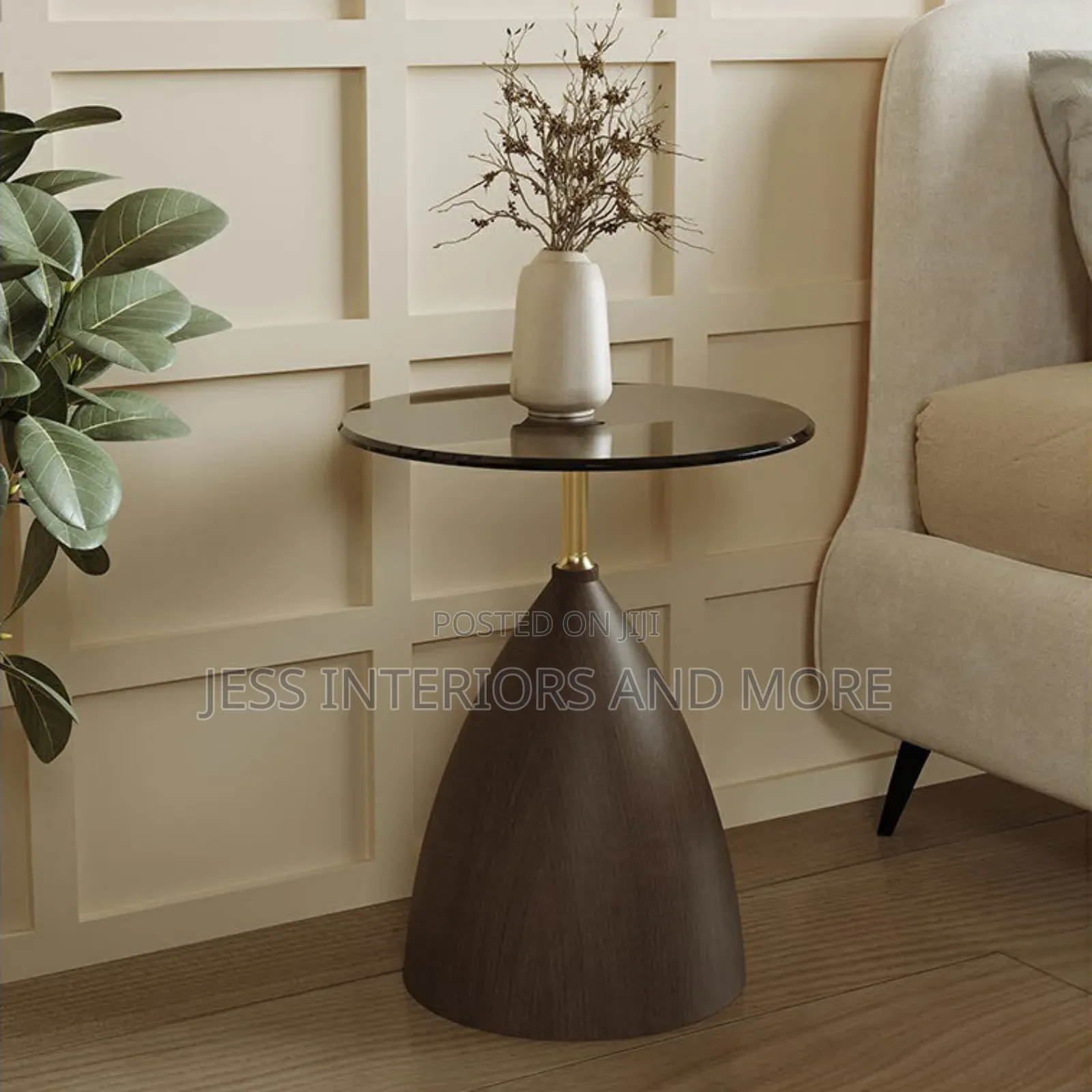 Side Table(Cone Shaped Base)