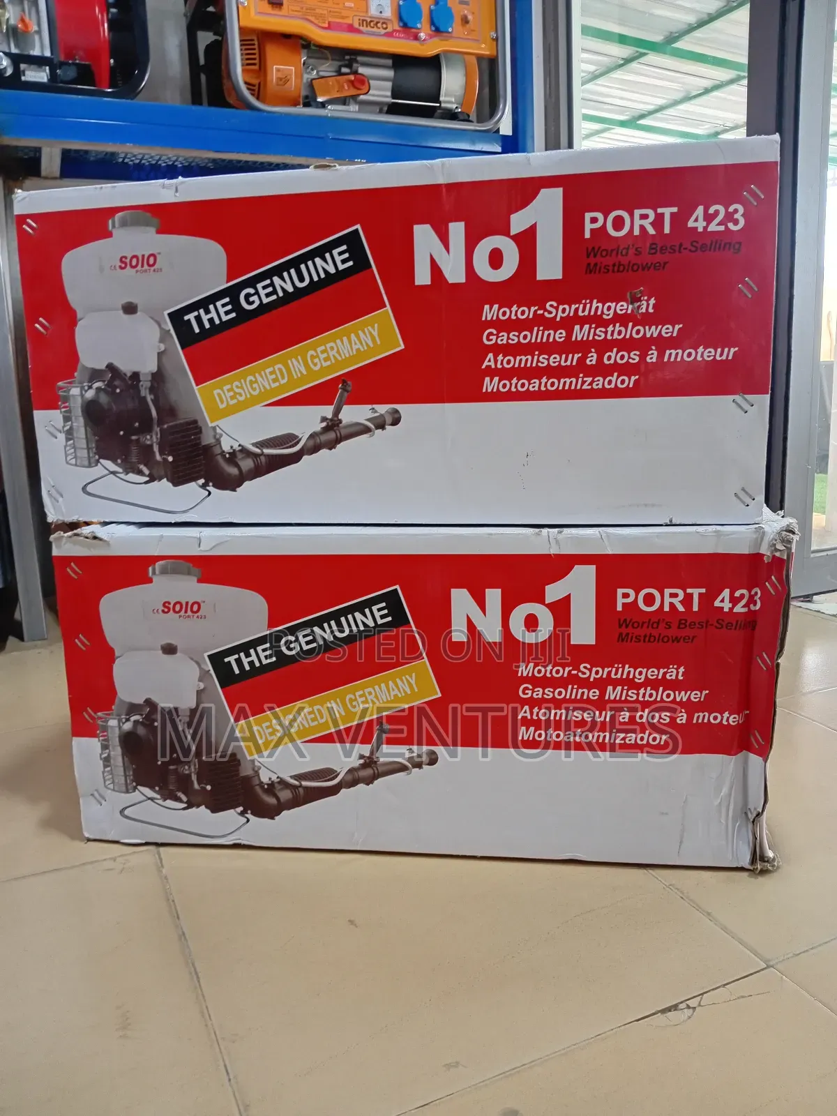 Uninterruptible Flow Solo Port 423 Mist Blower Gasoline