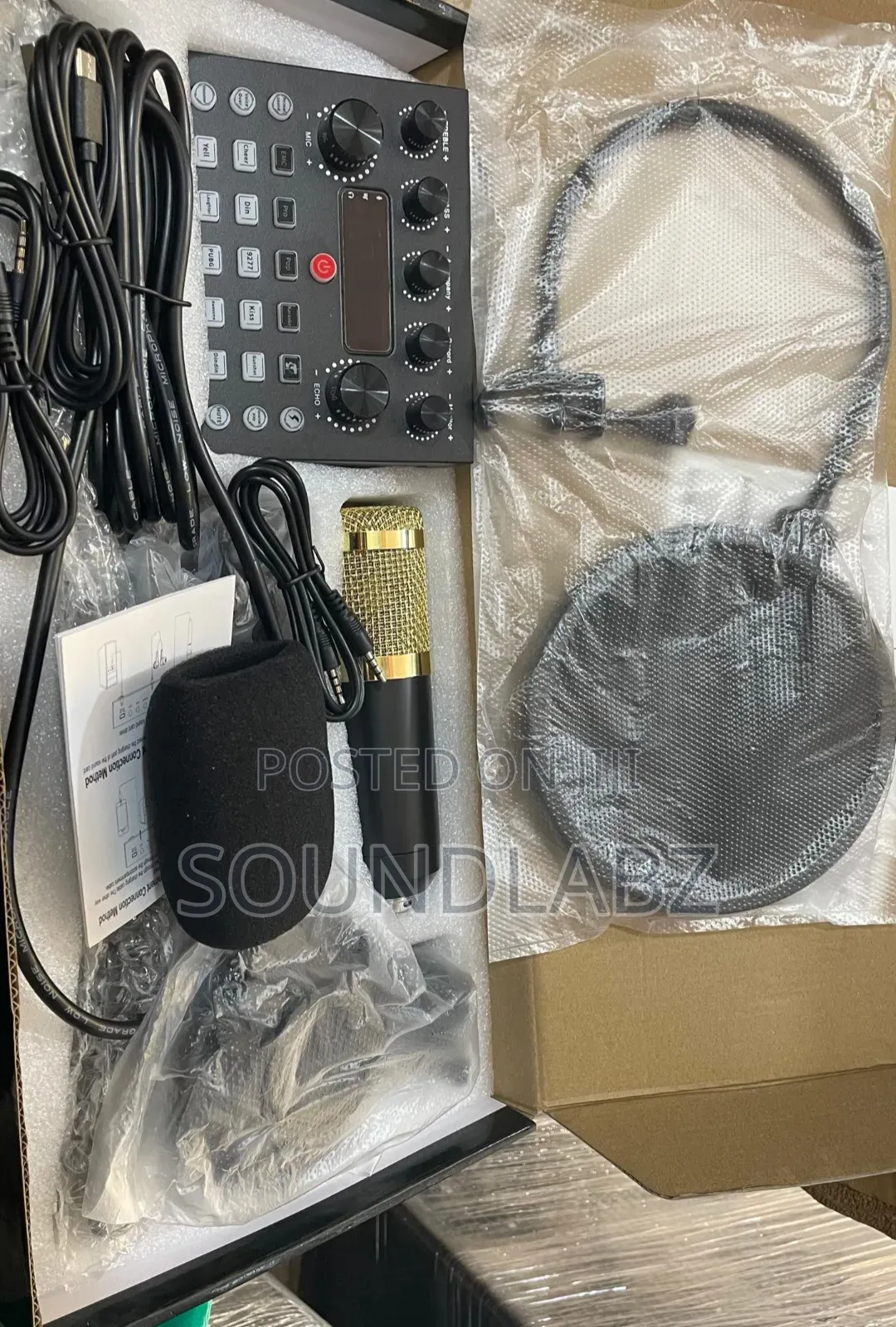 Bm-800 Xlr Studio Podcast Microphone Kit
