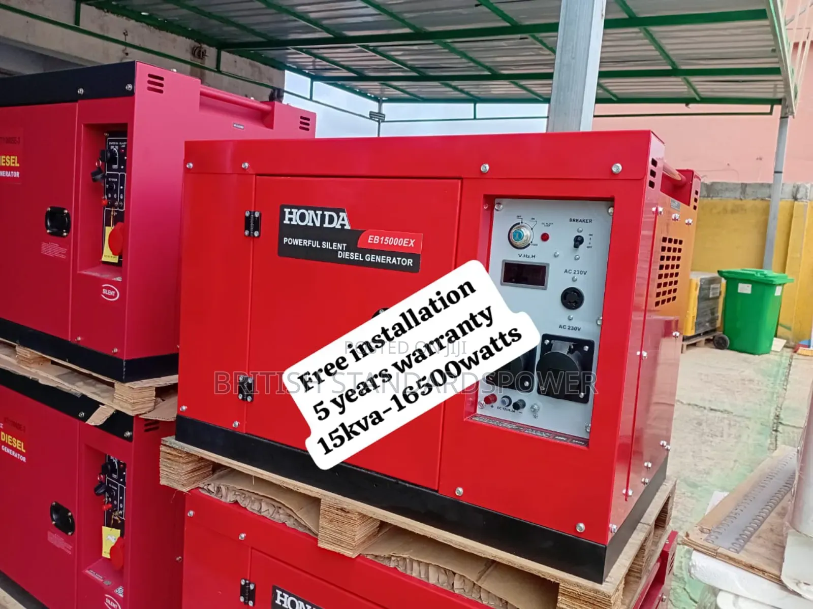 Electrical Output 15kva Remote Power Supply Diesel Genset