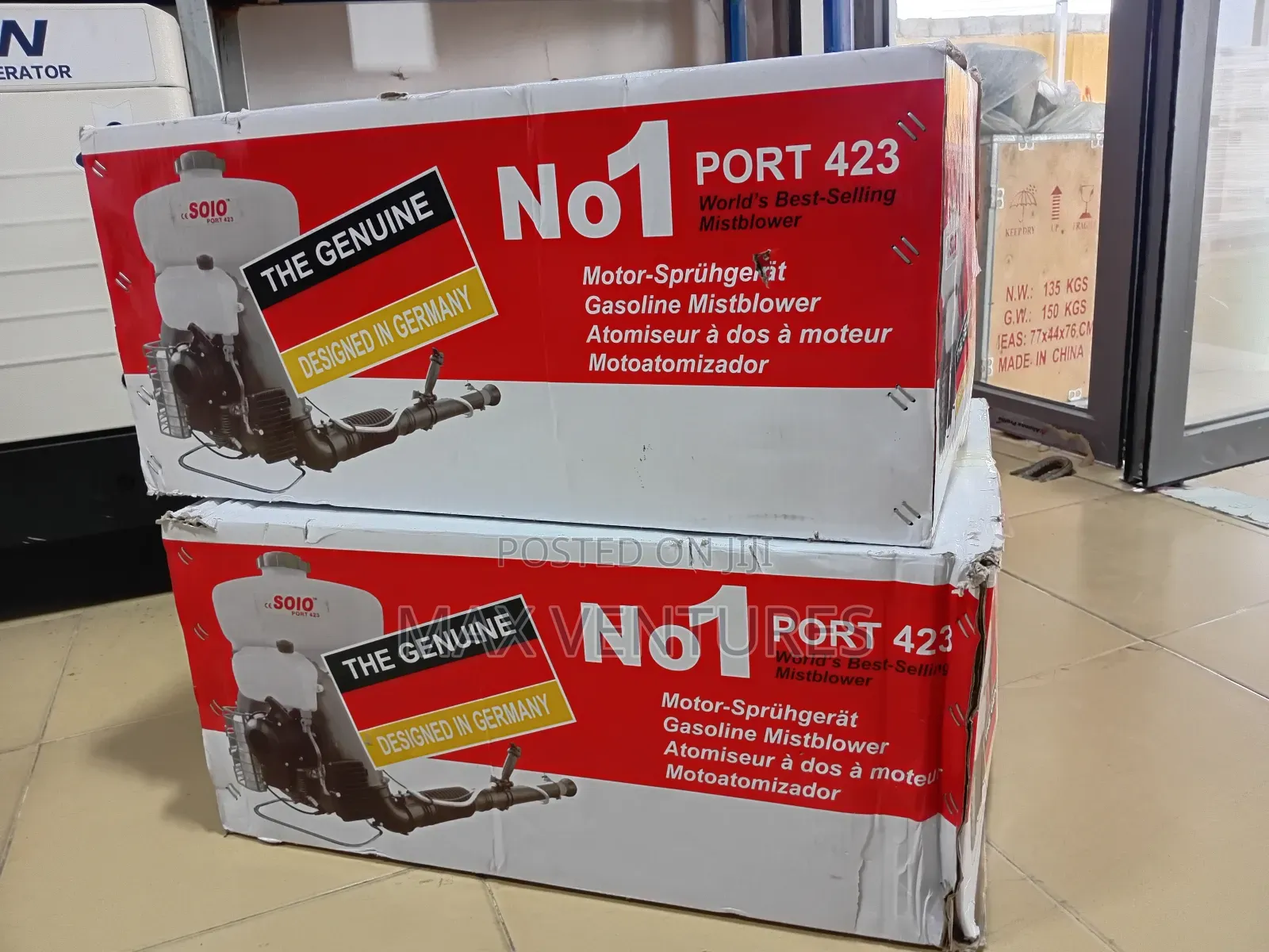 Solo Port 423 Gasoline Water Pump Effective Spray