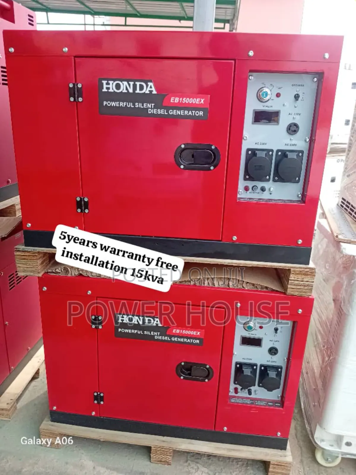 Royal Prime Honda Diesel 16500watts 15kva Diesel 15kva
