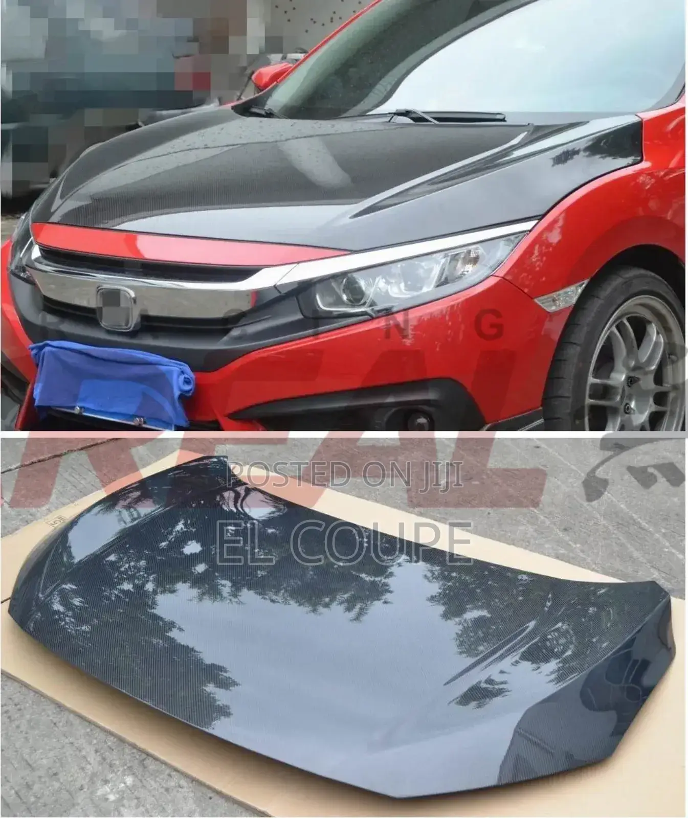 Honda Civic Bonnet 2016 2017 2018 2019 2020 2021 2022