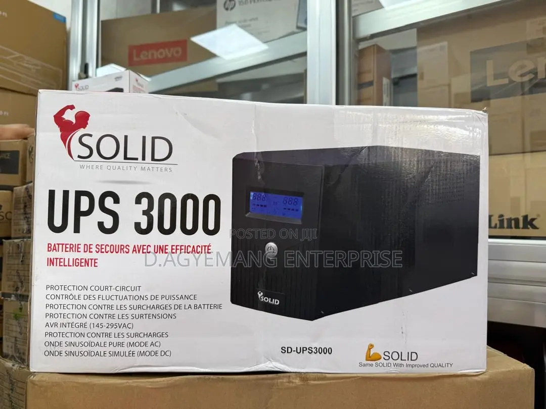 Solid Ups 3000va ( Universal Output ) 3 Kva