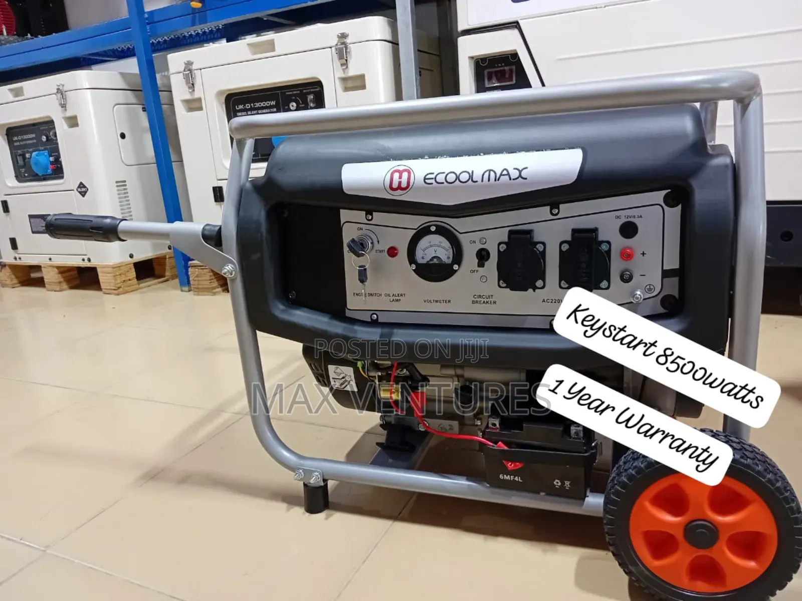 Ecoolmax Gasoline 7.5kva Comfortablecarry Gasoline Generator