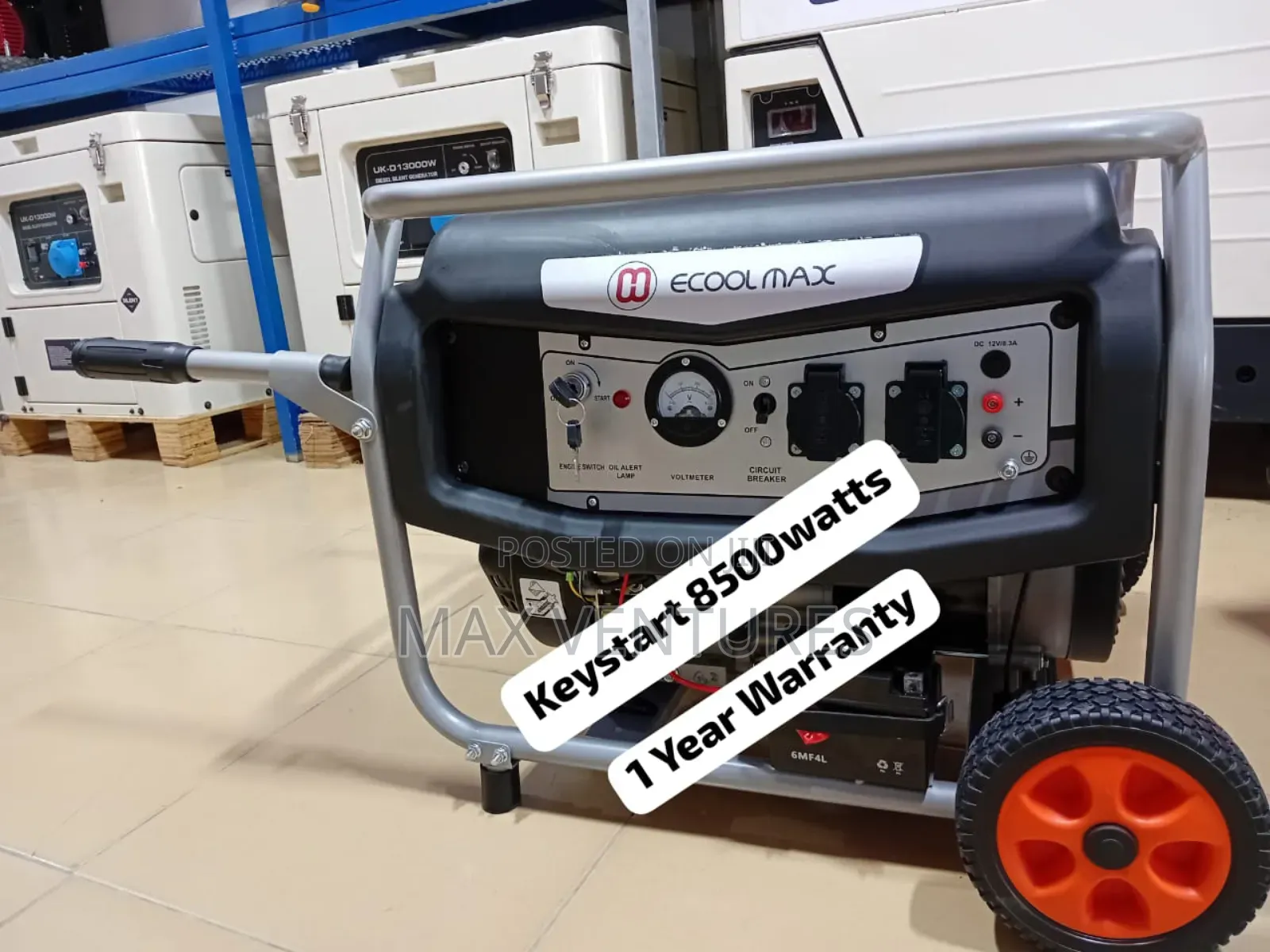 Ecoolmax 7.5kva Energy Ember Gasoline Water Pump
