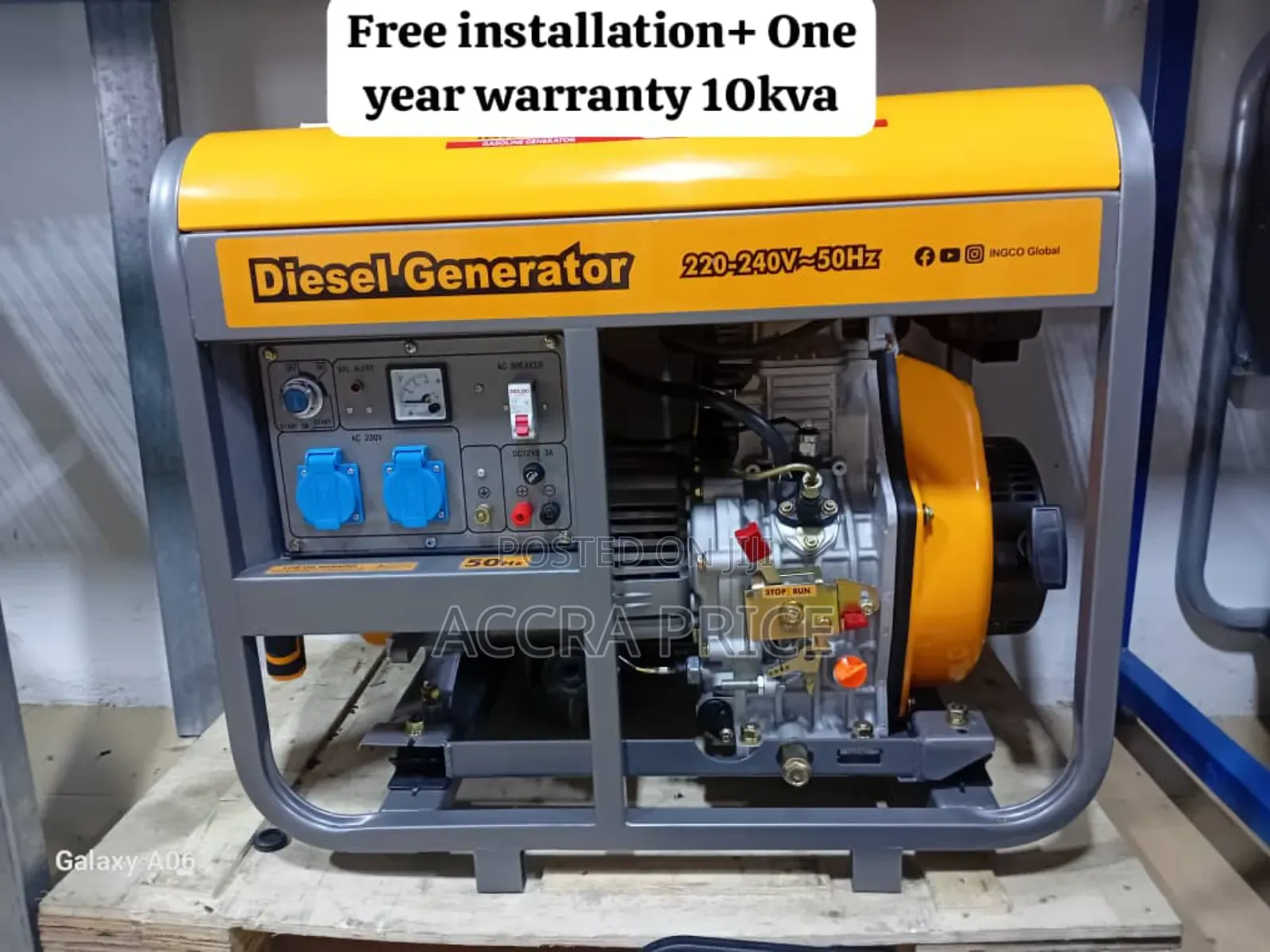 Power Play Ingco 10kva Diesel Genset 13kw Diesel 13kw
