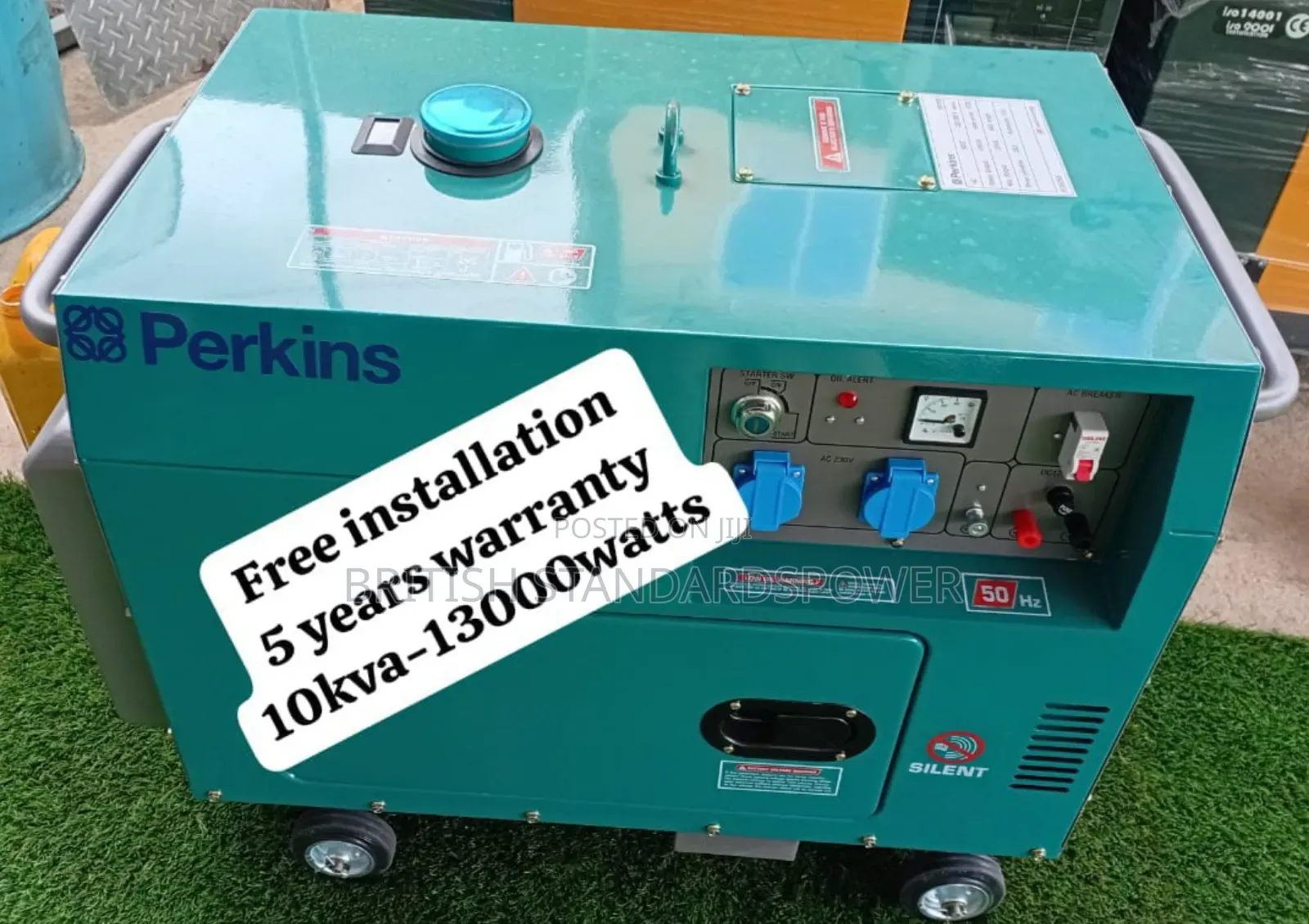 Secured Power 10kva Silent Diesel Generator Set Silent