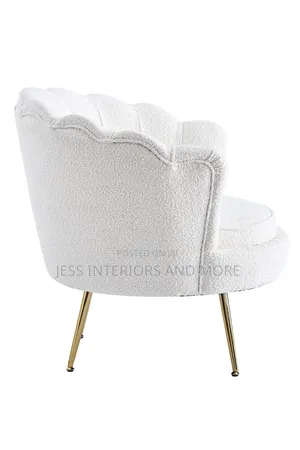 Accent Chair (Shell -Shaped) White