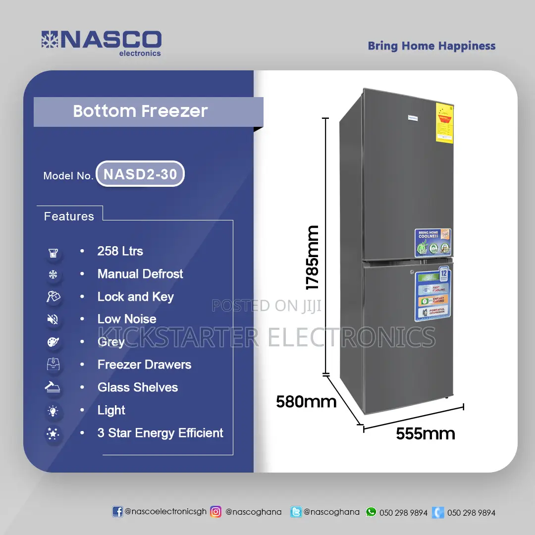 Nasco-258ltr-Bottom-Freezer-Refrigerator-Nasd2-30