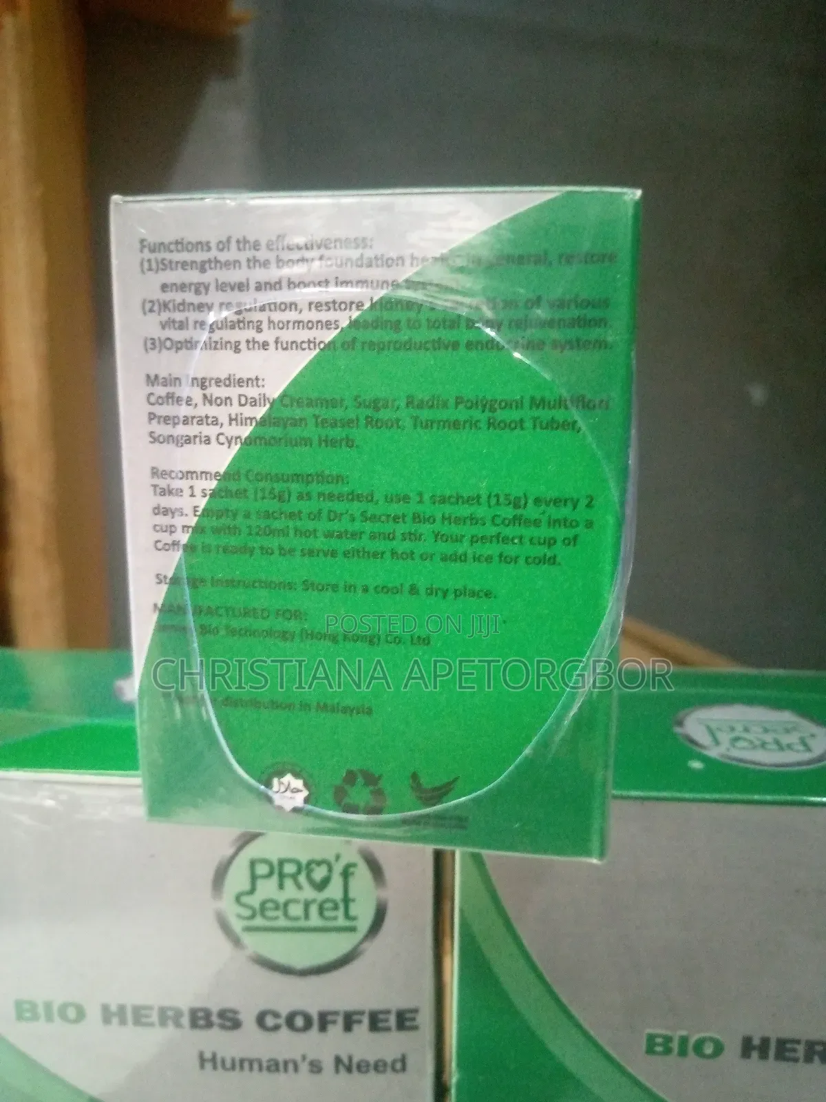Prof's Secret Bioherbs Coffee