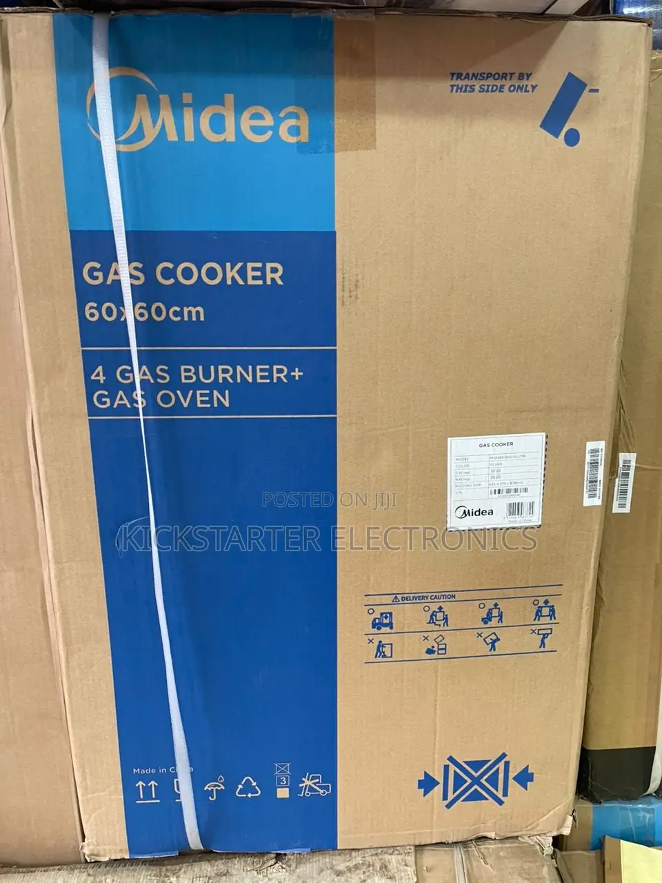 Midea-4 Burner-Gas-Cooker-M-Sniper60-Black