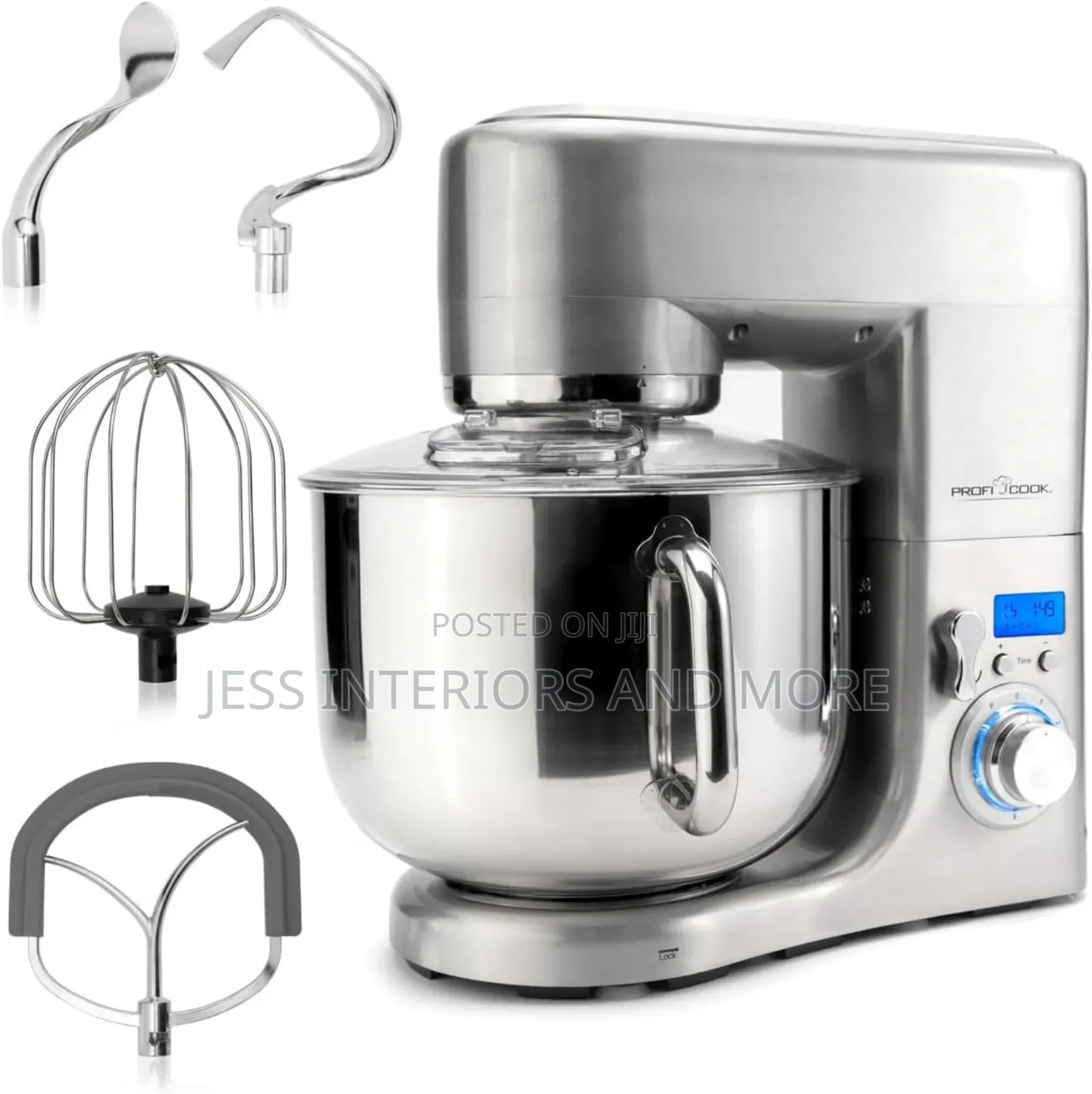Proficook 10l Kneading Machine Stainless Steel