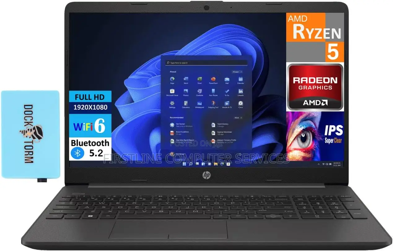 New Laptop HP 255 8GB AMD Ryzen 5 SSD 256GB