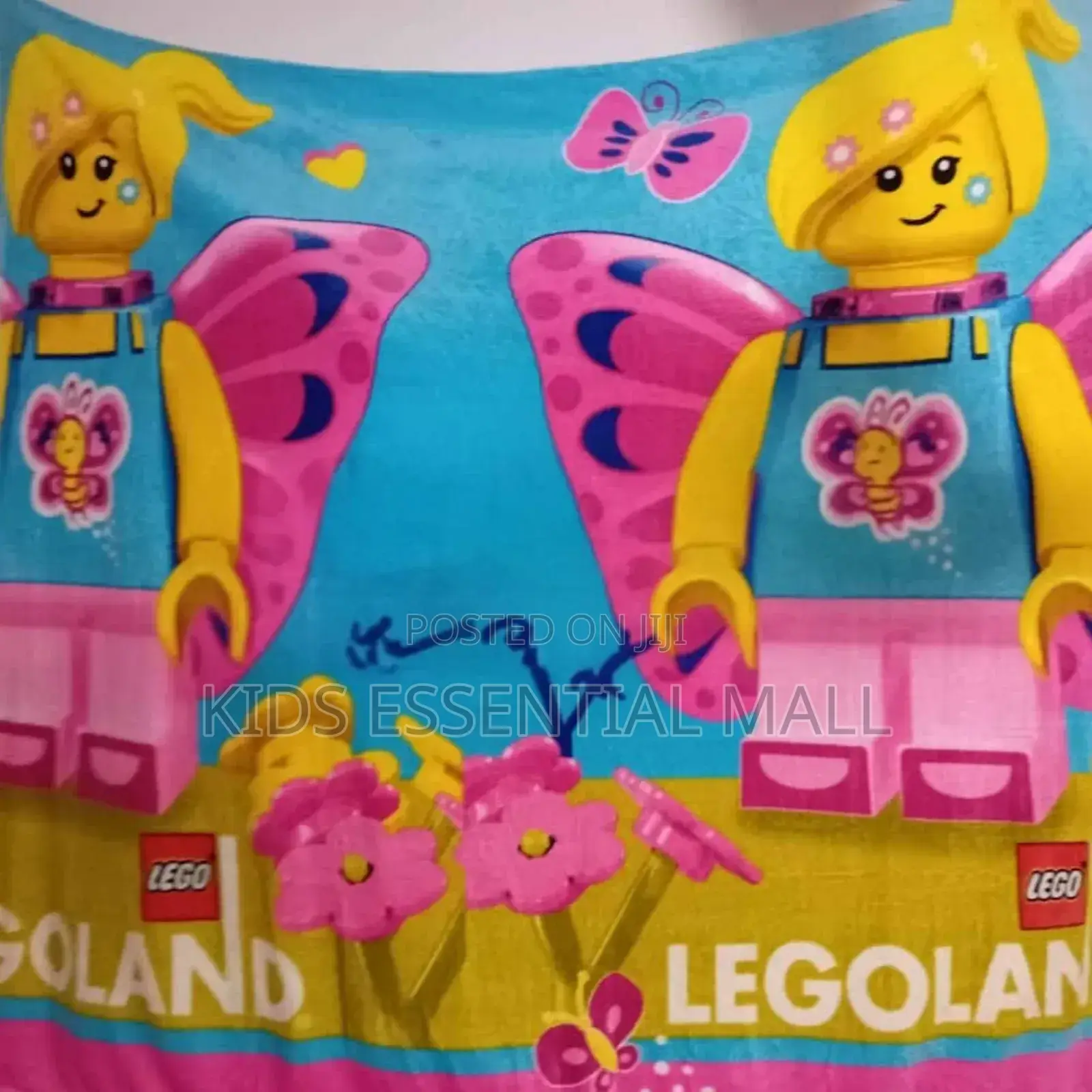 Blanket for Children With Cartoon Characters