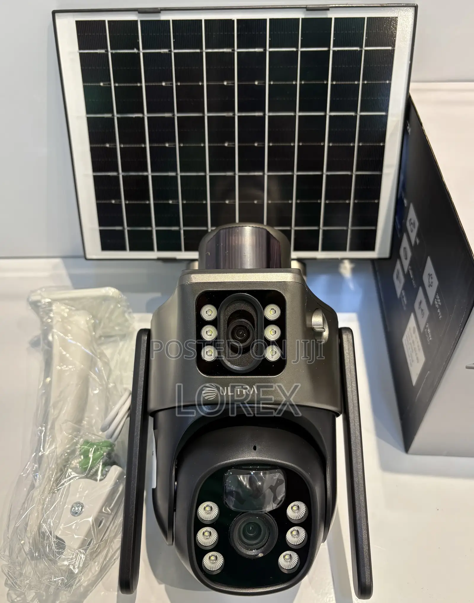 Solar 4g Sim Camera 6mp Dual Lens With Humantracking