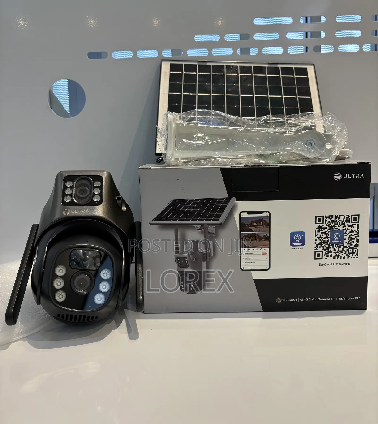 Solar 4g Sim Camera 6mp Dual Lens With Humantracking