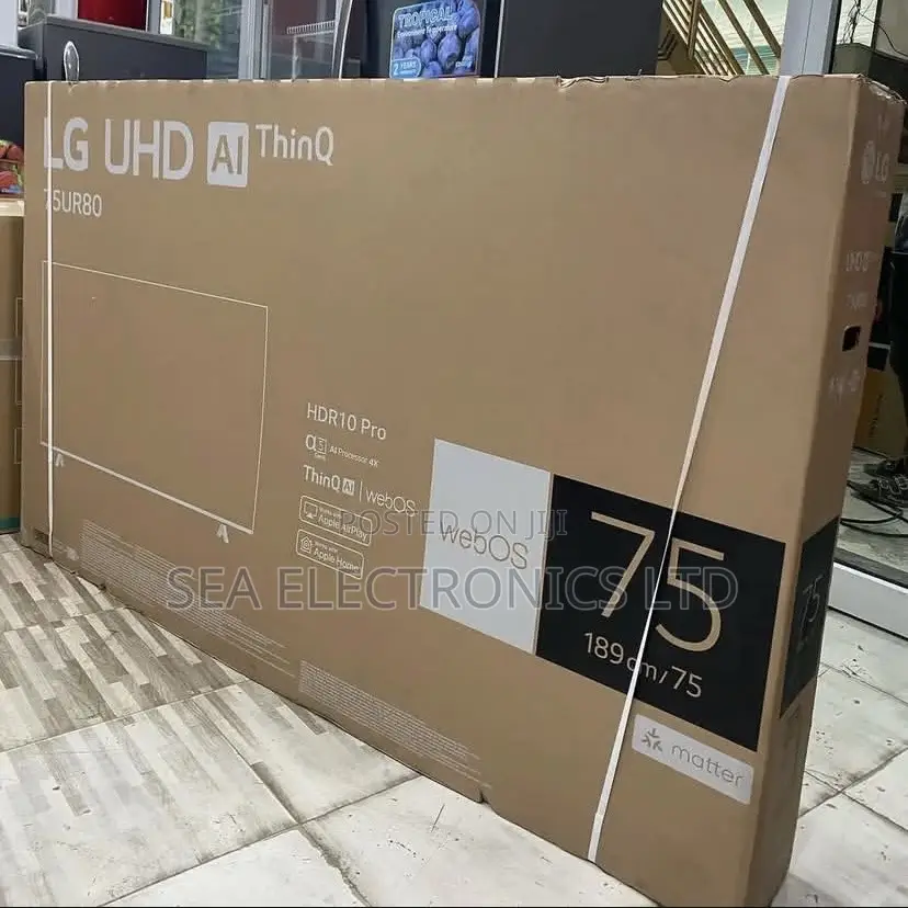 Lg 75′′ 4k Smart Uhd Tv 2023 -75ur80
