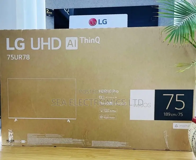 Lg 75′′ 4k Smart Uhd Tv 2023 -75ur80
