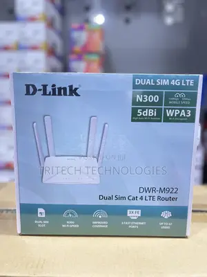 D-Link Wireless N300 Dual Sim 4g Lte Router DWR-M922
