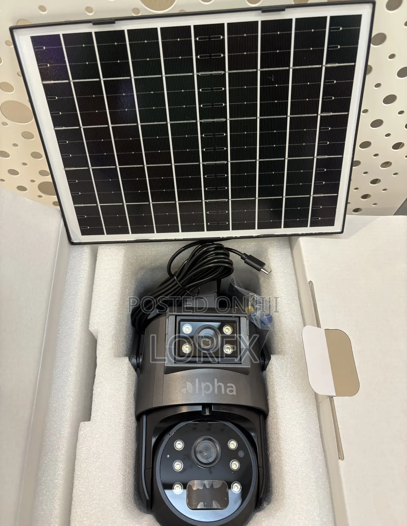 Solar 4g Camera (Ubox App) 2way Talk Human Tracking