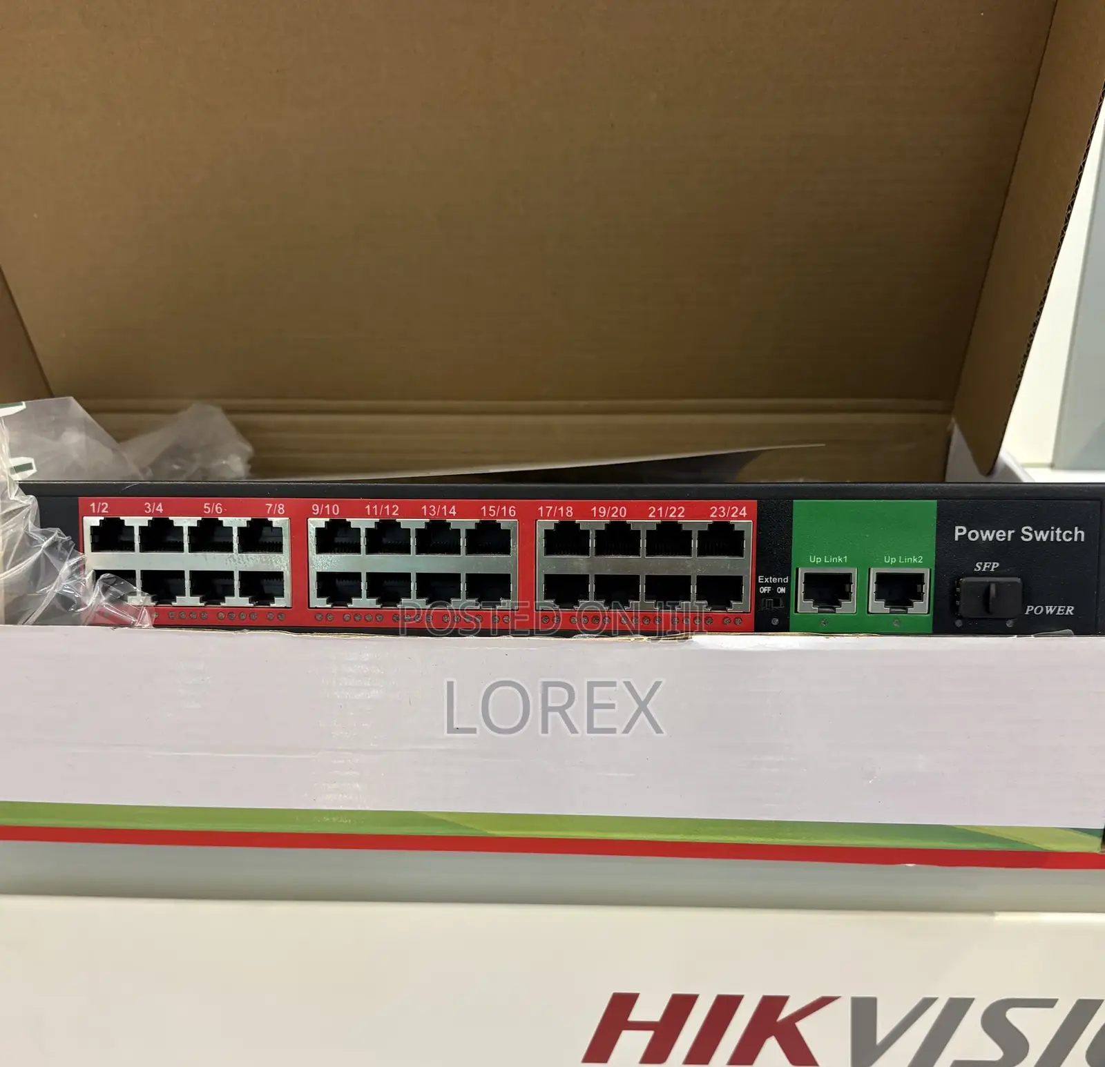 Smart Ai 24ports Poe Switch With 2uplinks and 1sfp Port