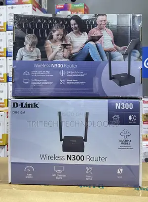 D-Link Wireless N300 Router Dir-612 No Sim Card
