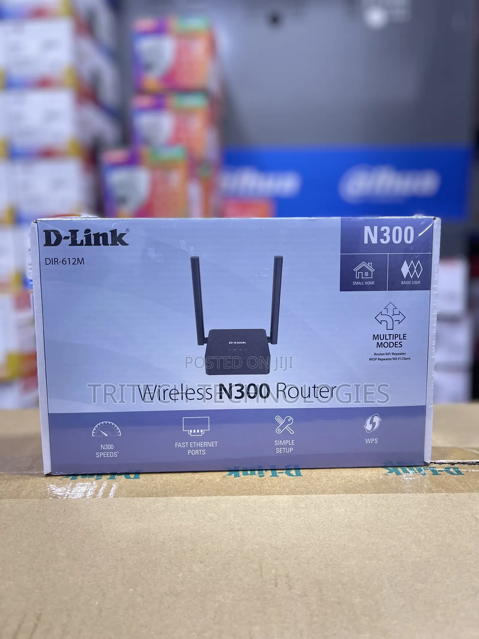 D-Link Wireless N300 Router Dir-612 No Sim Card