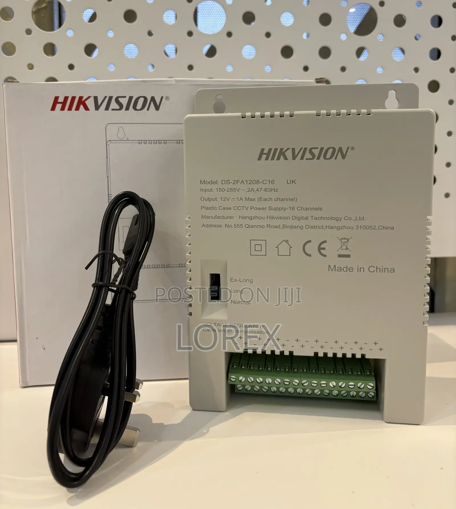 Hikvision CCTV Power Supply 16ch 20amps
