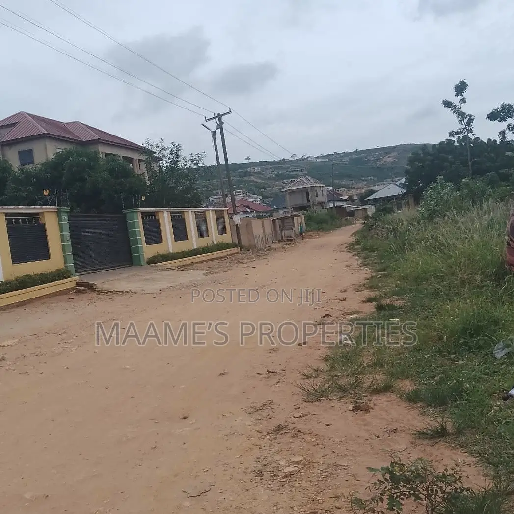 70x100 Titled Plot at Abokobi, Closed to Tarred Road