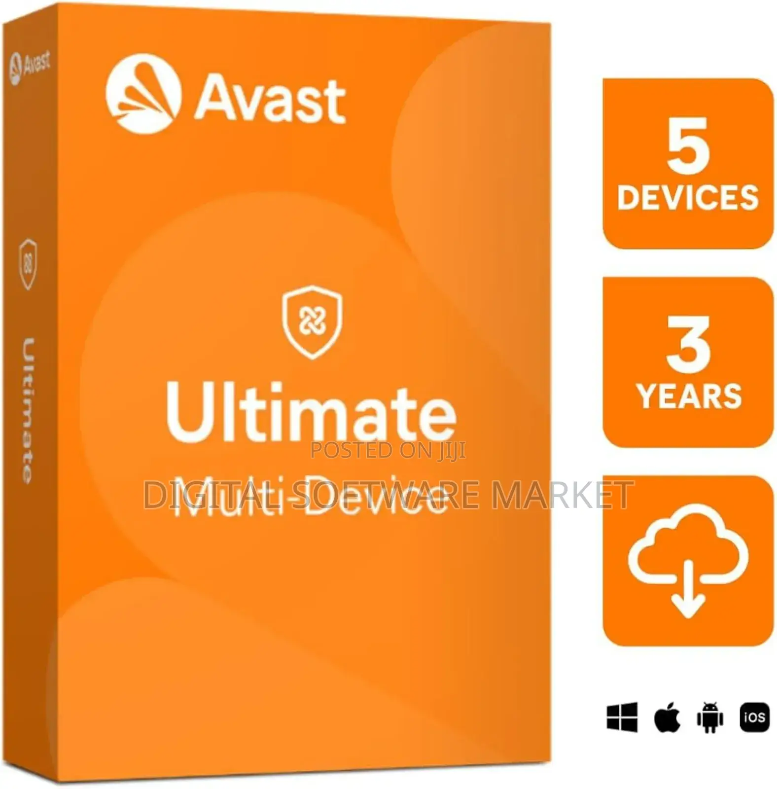 Avast Ultimate Suite 5 Device 1 Year Windows/Mac/Android/Ios