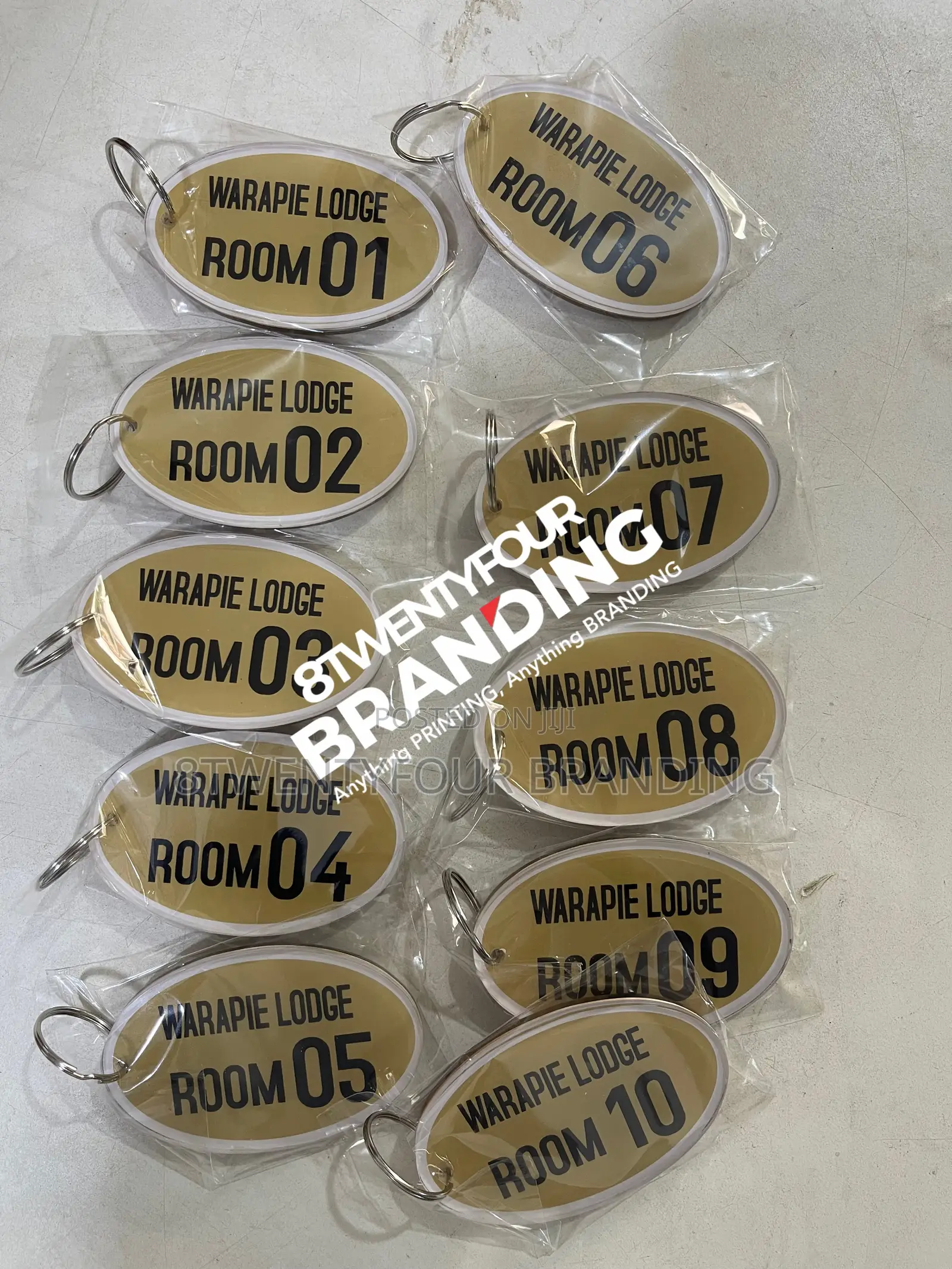 Acrylic Hotels/Apartments Keyholders