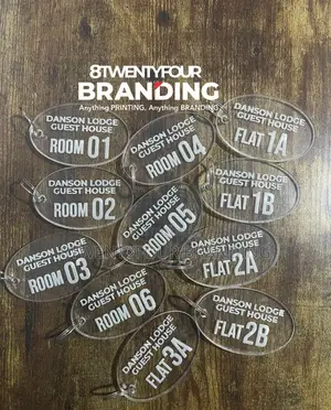 Acrylic Hotels/Apartments Keyholders