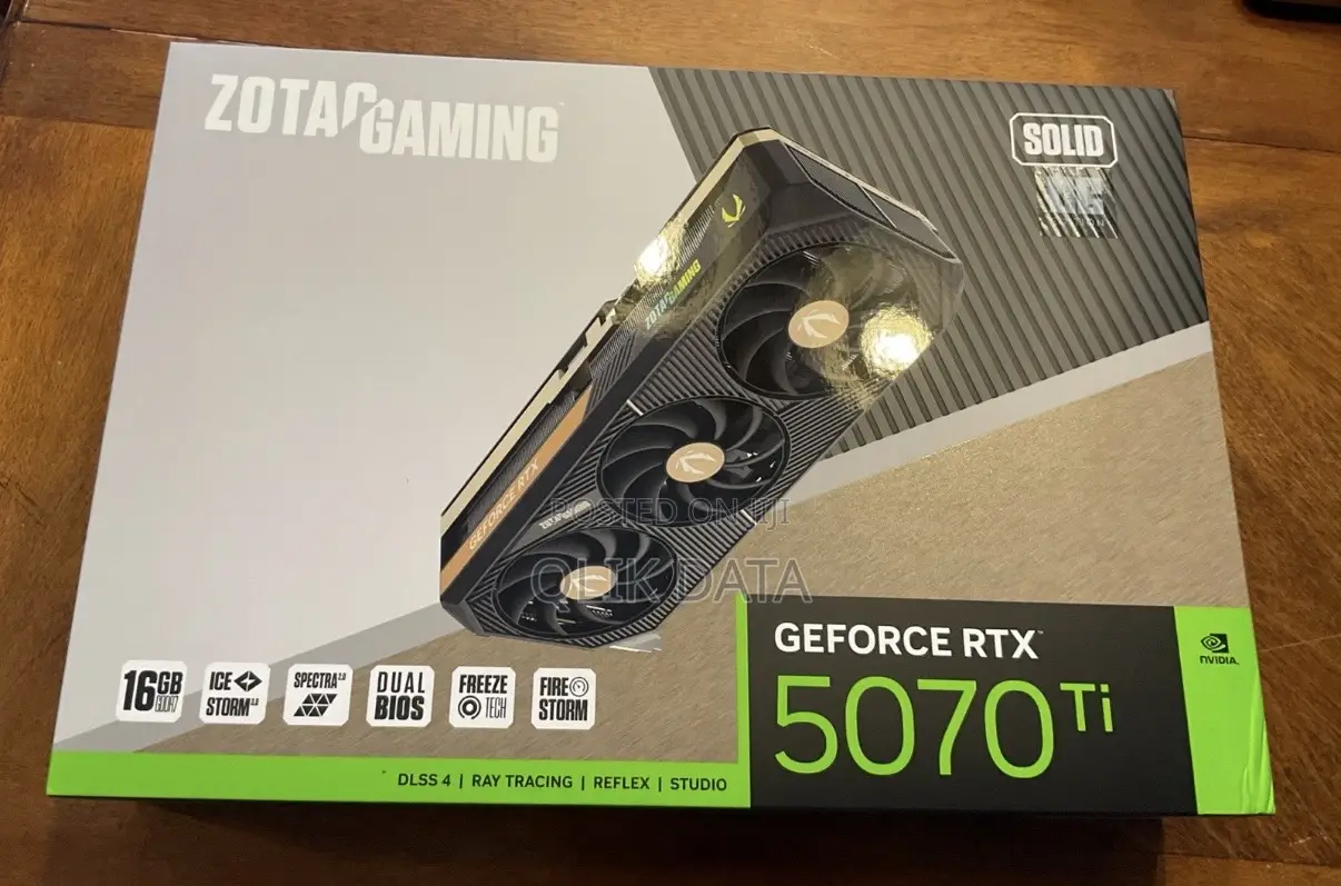 Zotac Geforce RTX 5070 Ti Solid Core Oc DLSS 4 16gb Gddr7