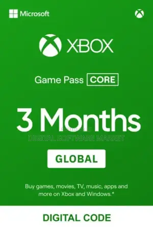 Xbox Game Pass Core 3 Months (Global)-Xbox Live -Digital Key