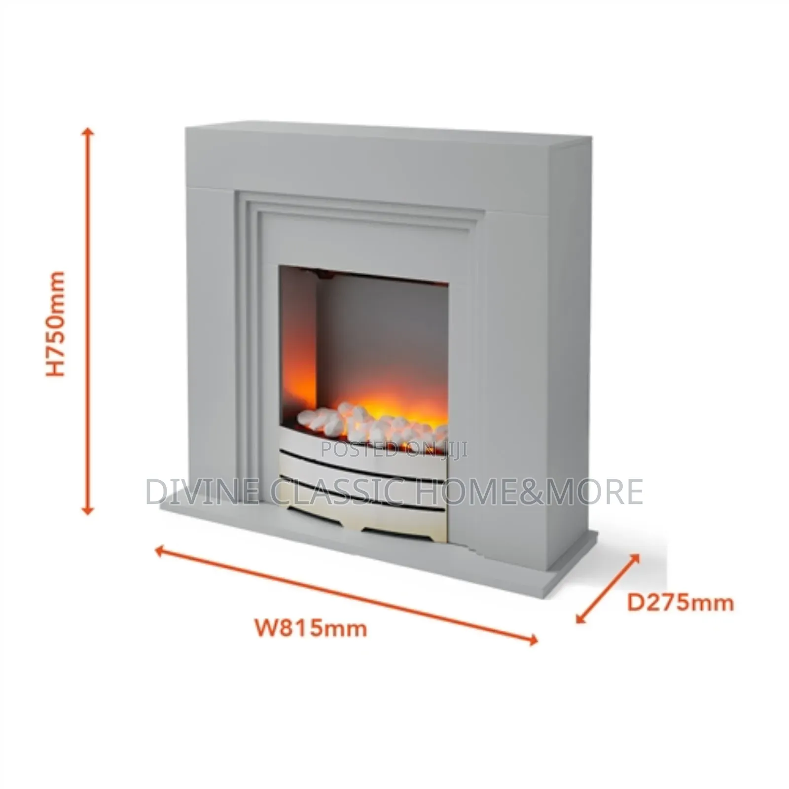 Warmlite Room Heater With Realistic Led Flame