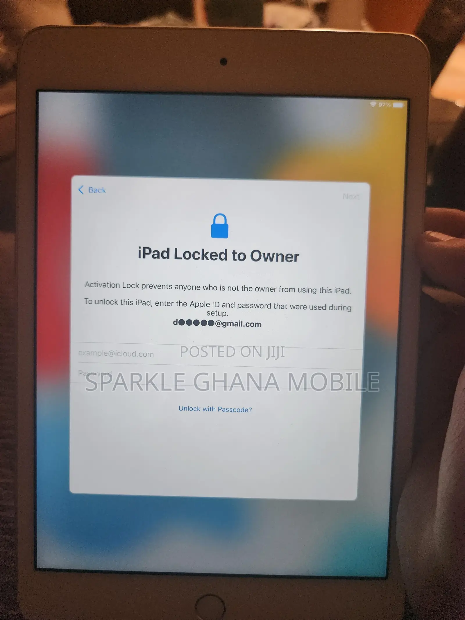 Apple iPad 4th Generation Icloud Fast Bypass