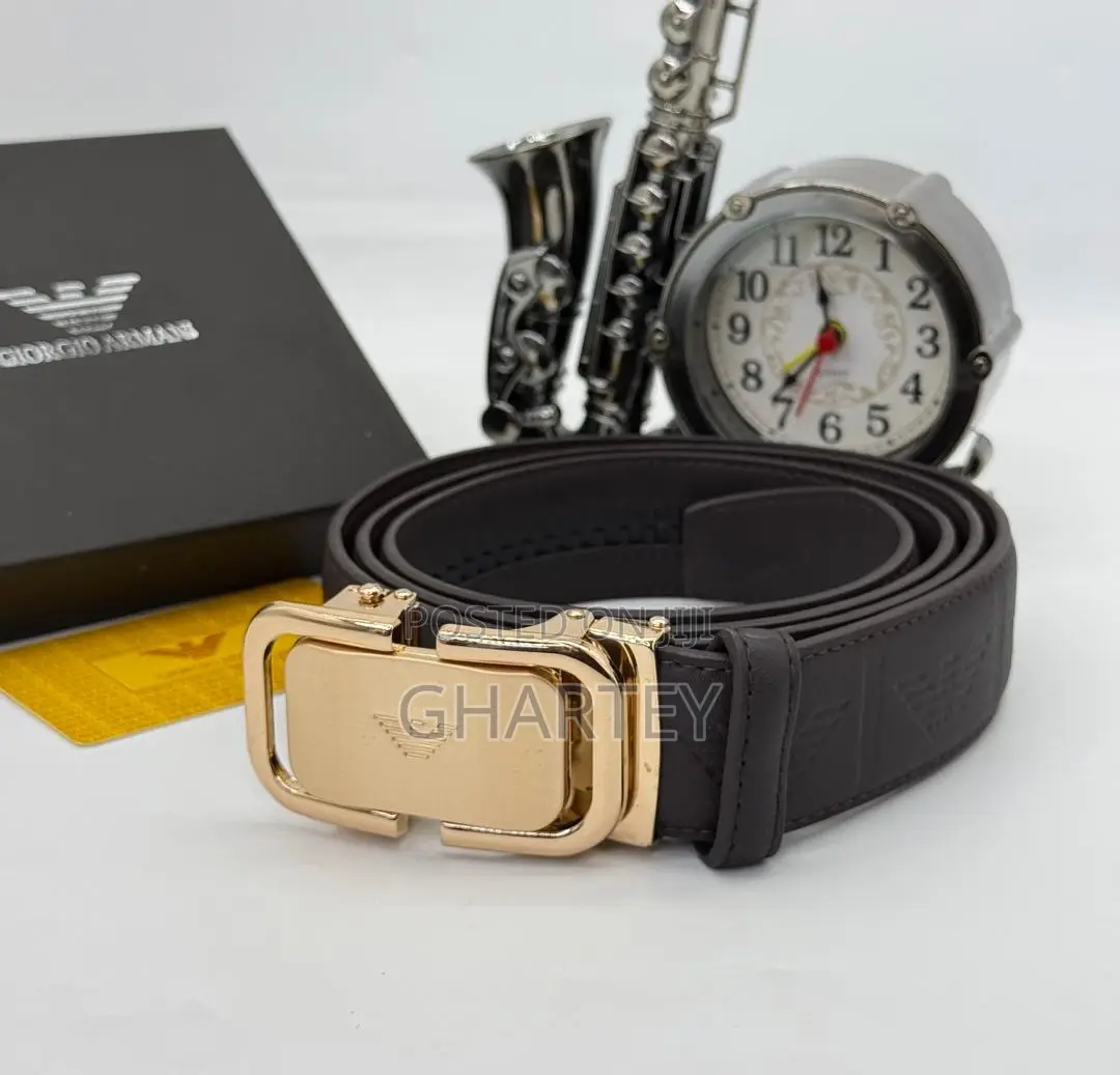 Stylish Designer Buckle Zip Lock Leather Belts