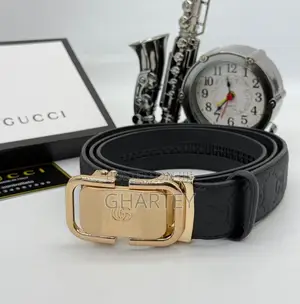 Stylish Designer Buckle Zip Lock Leather Belts