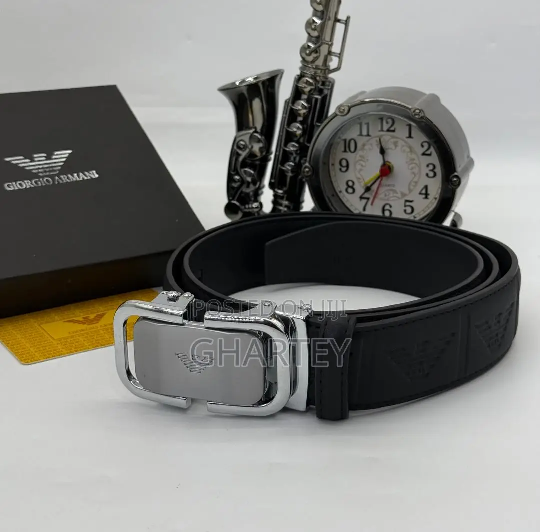 Stylish Designer Buckle Zip Lock Leather Belts