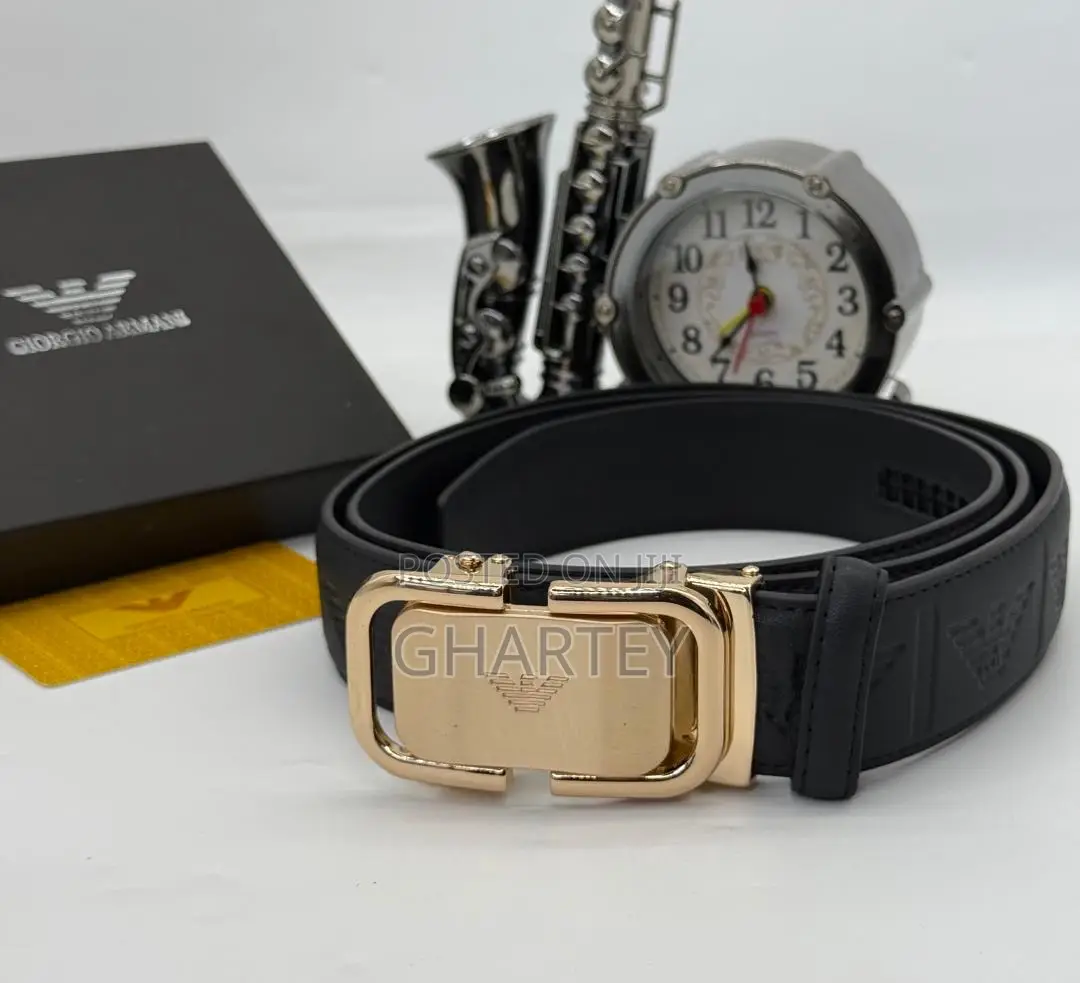 Stylish Designer Buckle Zip Lock Leather Belts