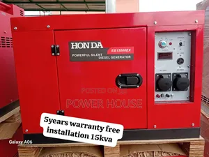 Silver System Honda Diesel 15kva 16500watts Diesel 15kva