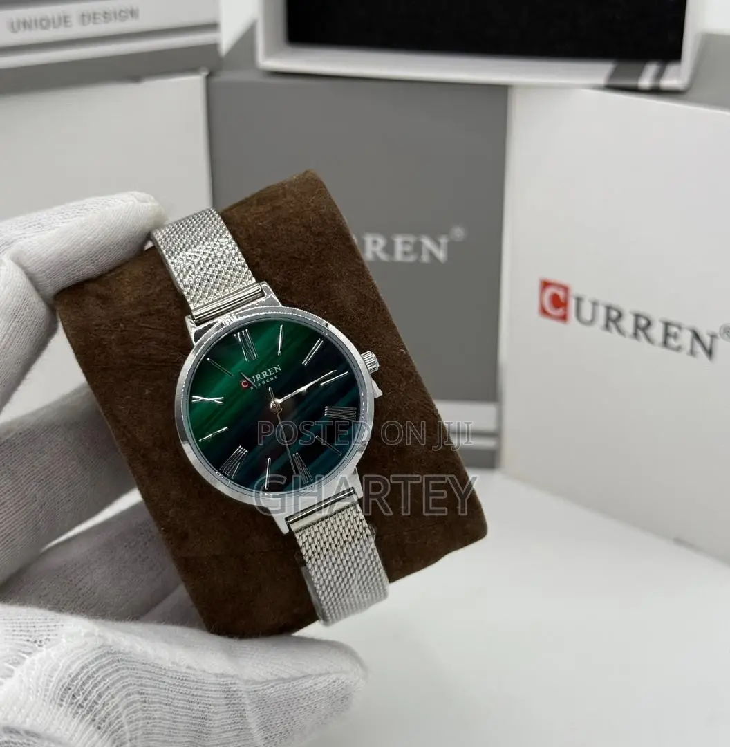 Curren Stainless Steel Mesh Strap Analog Watch || for Women