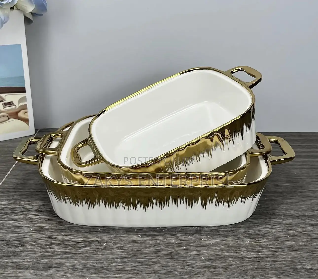 Ceramic Serving Dishes 3pcs