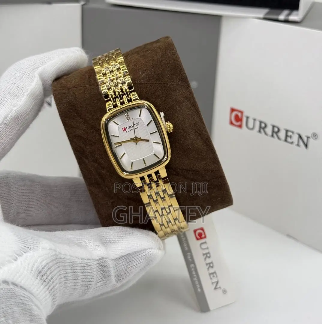 Curren Luxury Square Face Bracelet Watch || for Women