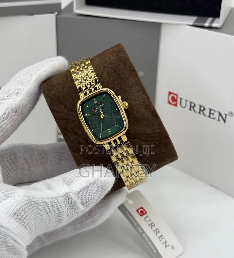 Curren Luxury Square Face Bracelet Watch || for Women